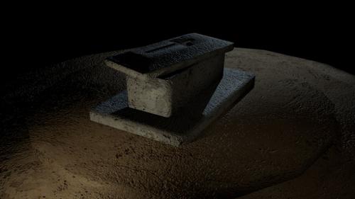 Low Poly Sarcophagus preview image
